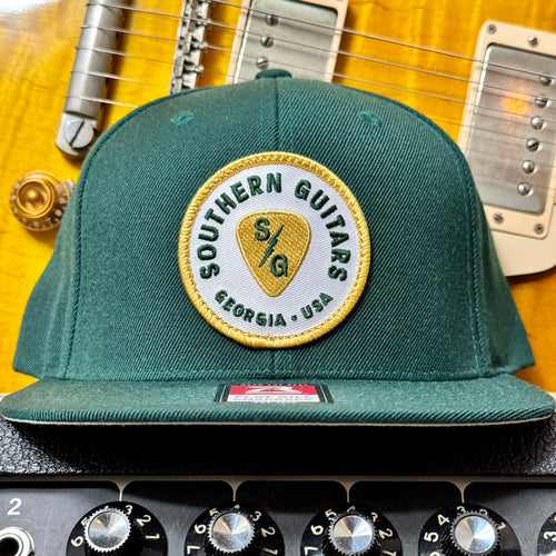Southern Guitars Patch Hat Flat Bill - Richardson - Green