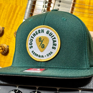 Southern Guitars Patch Hat Flat Bill - Richardson - Green