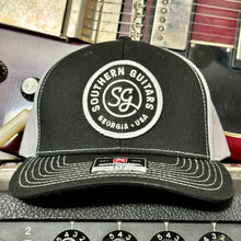 Load image into Gallery viewer, Southern Guitars Snapback Curve Bill Hat - Black/White