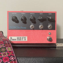 Load image into Gallery viewer, Peace Hill FX TRJM Tube Preamp Pink Suede w/ Foot Switch (On Order Arrive May/June 2024)