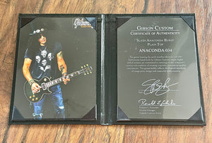 Gibson Custom Slash Anaconda Burst Les Paul Plain Top #034/250