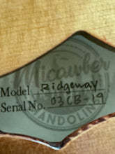 Load image into Gallery viewer, Macawber Ridgeway Mandolin - Cigarburst