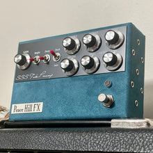 Load image into Gallery viewer, Peace Hill FX SSS Tube Preamp Turquoise Suede w/ Foot Switch
