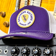 Load image into Gallery viewer, Southern Guitars Patch Hat - Richardson - Purple/Gold/White