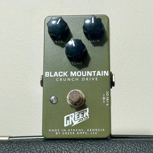 Greer Amps “Army Green” Black Mountain Crunch Drive Limited Edition