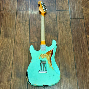 Fender Custom Shop 2018 NAMM Ltd. Ed. 1962 Stratocaster Heavy Relic Surf Green Over 3TSB