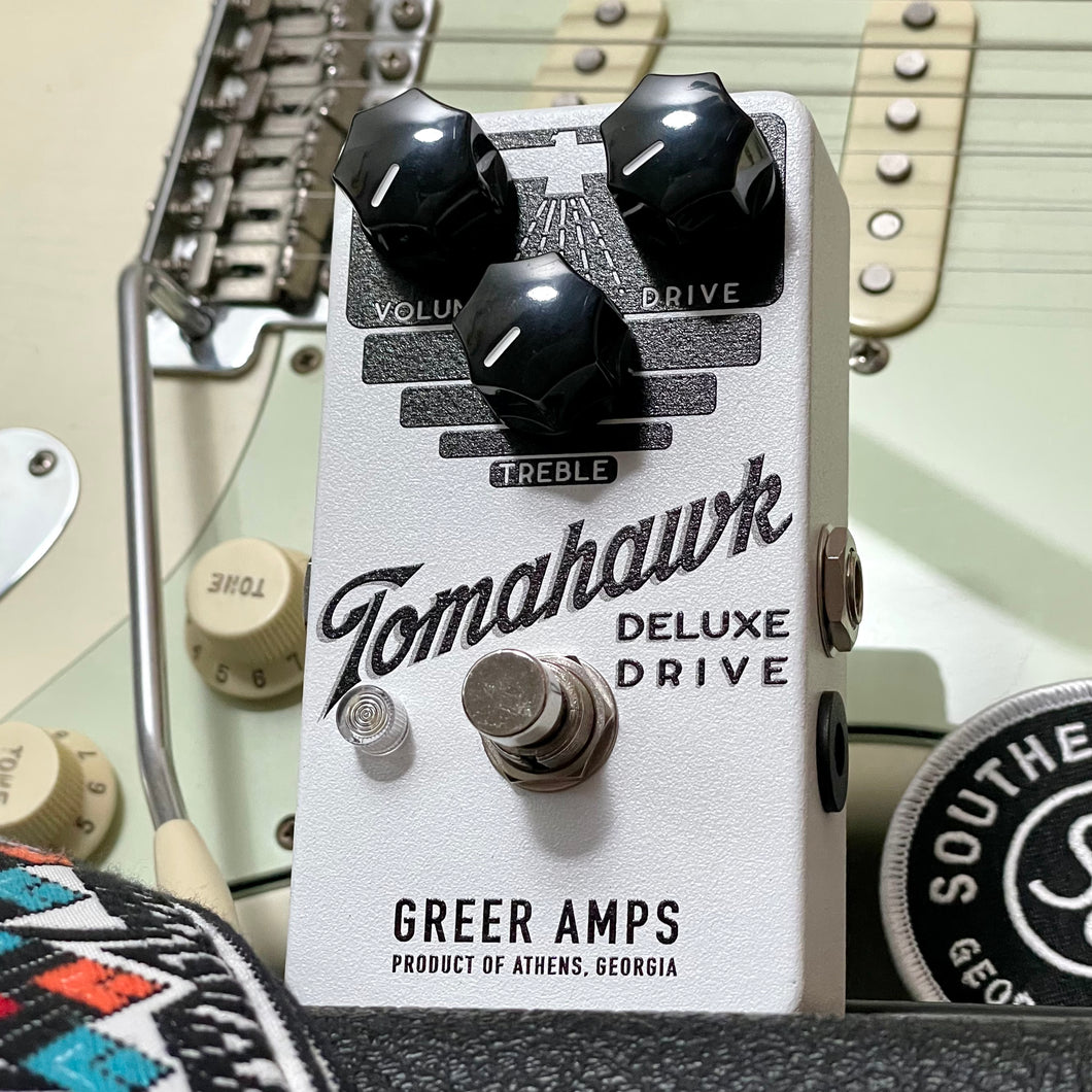 Greer Amps Tomahawk Deluxe Drive Ltd Edition White