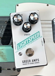 Greer Amps Lightspeed Organic Overdrive - White/Teal/Black