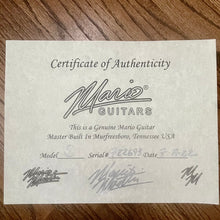 Load image into Gallery viewer, Mario Martin S Style Charcoal Frost Aged w/ Brazilian Fretboard