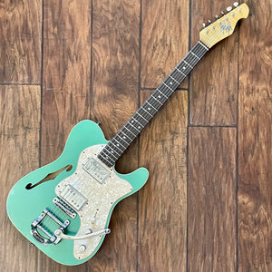 Mario Martin ‘72 T Hollow - Sherwood Green Double Bound w/ Bigsby