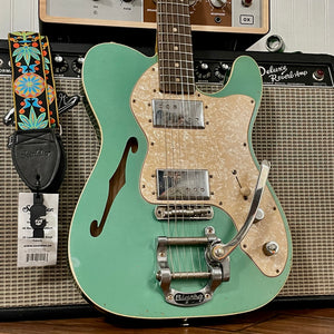 Mario Martin ‘72 T Hollow - Sherwood Green Double Bound w/ Bigsby
