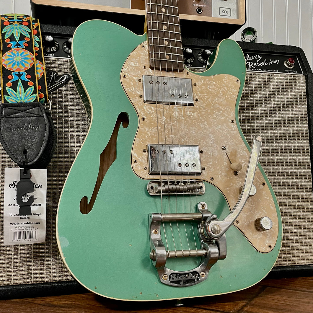 Mario Martin ‘72 T Hollow - Sherwood Green Double Bound w/ Bigsby