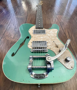 Mario Martin ‘72 T Hollow - Sherwood Green Double Bound w/ Bigsby