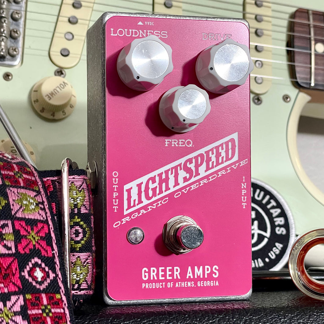 Greer Amps Lightspeed Organic Overdrive - Pink